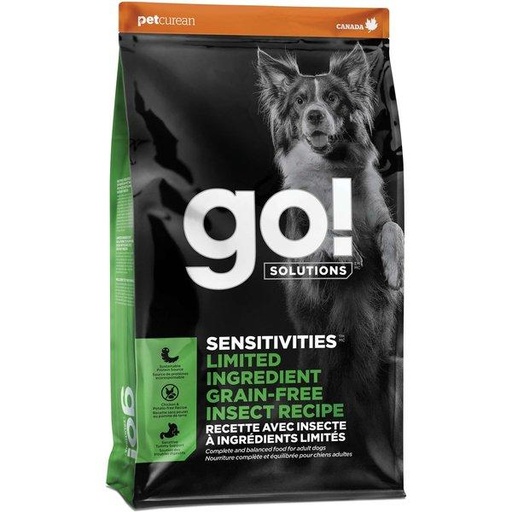 Go! Solutions Sensitivities LID Insect recipe Adult/Senior 3.5LB