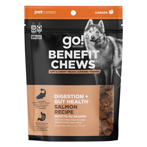 Go! Solutions Benefit Chews Digestion + Gut Health Salmon 6oz